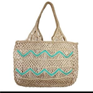 Leona Jute Beach Bags